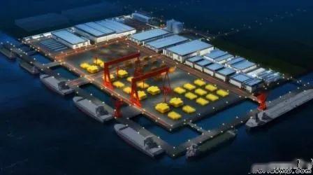 天津海洋工程装备制造基地正式开工