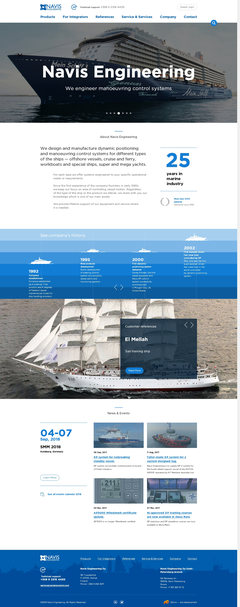 一番一站:“面向大海,遨游世界”造船业官网赏析学UI